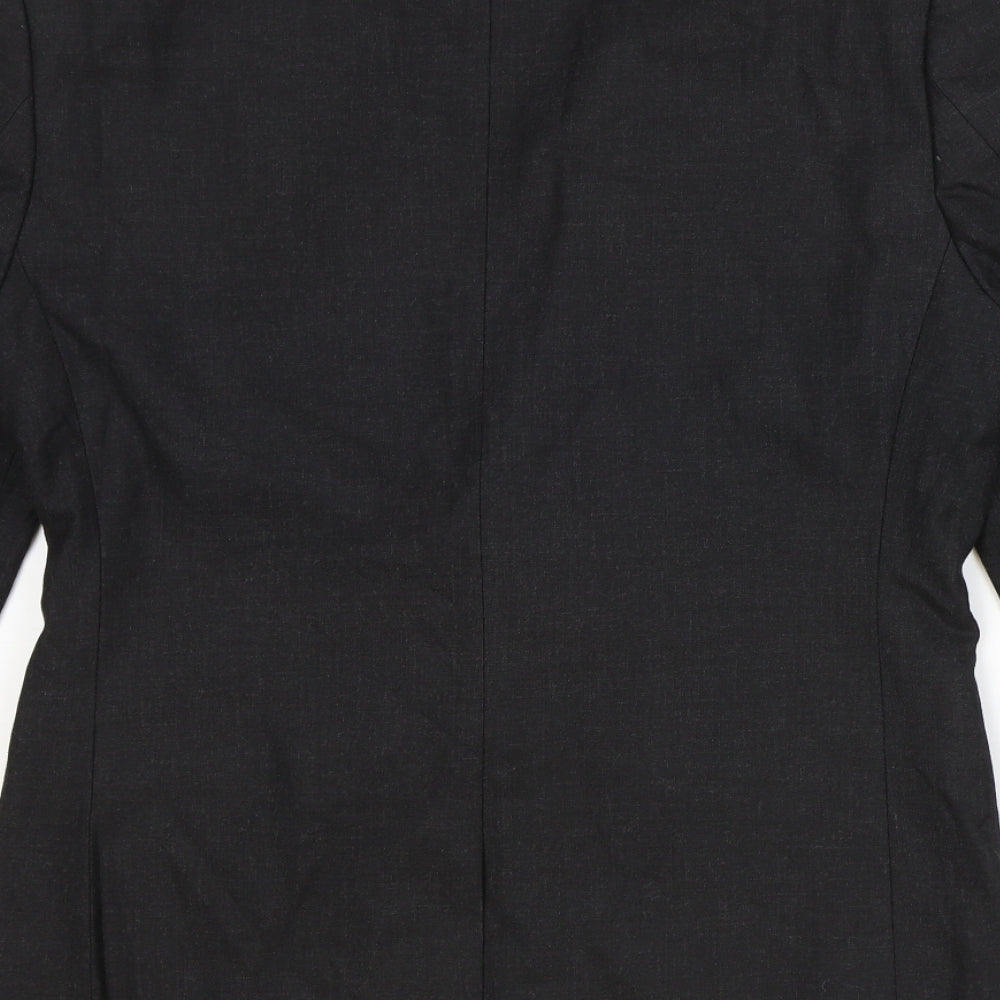 Mens UK Size 40 River Island Regular Grey Suit Jacket
