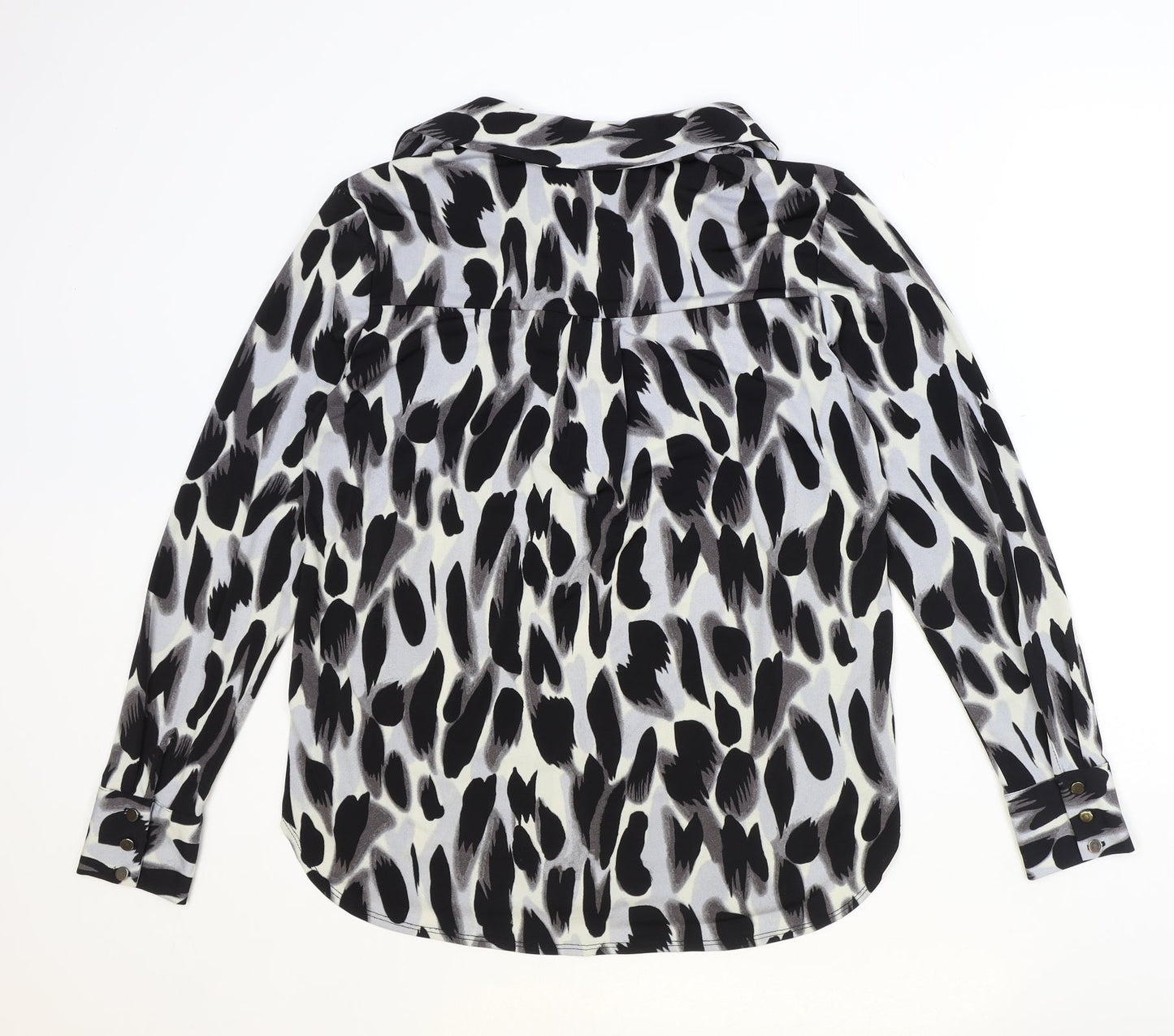 Womens UK Size S Wallis Black Basic Blouse