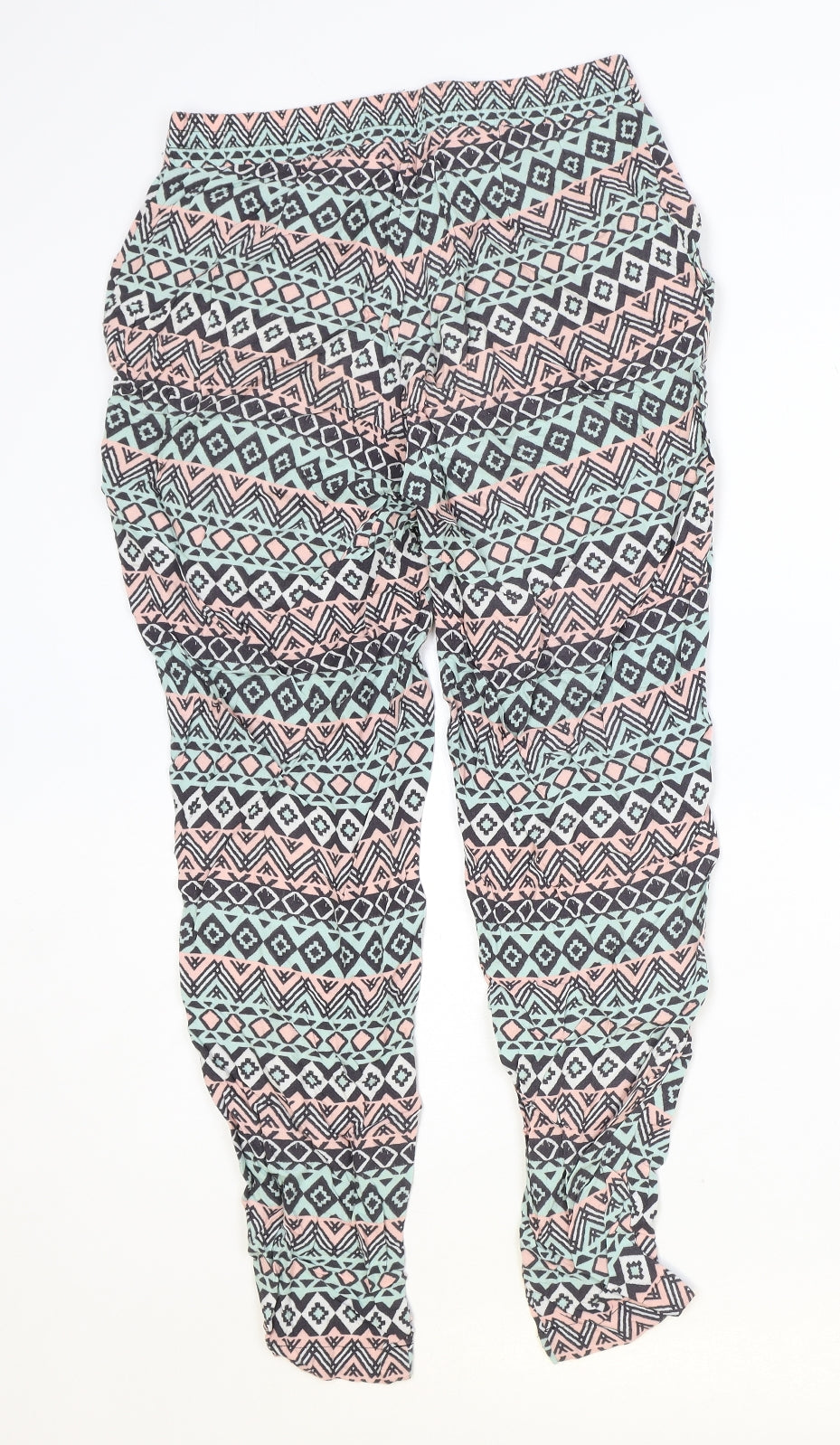Womens UK Size 8 H&M Regular Fit  Multicoloured Trousers