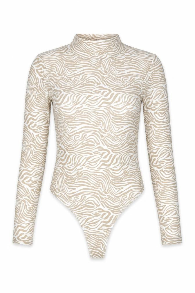 Womens UK Size XS Primark One-Piece Brown Bodysuit