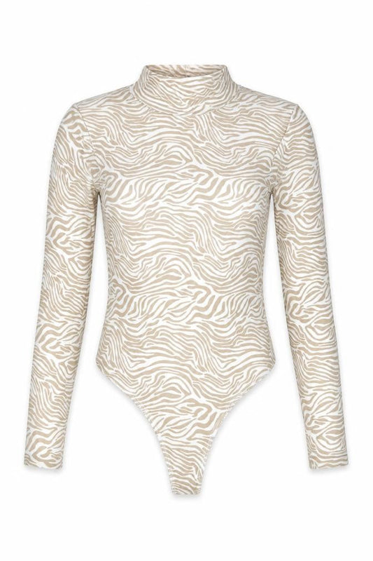 Womens UK Size XS Primark One-Piece Brown Bodysuit