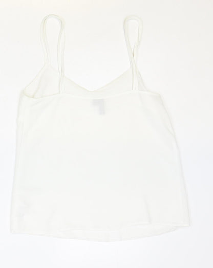 Womens UK Size 8 ASOS Ivory Basic Tank