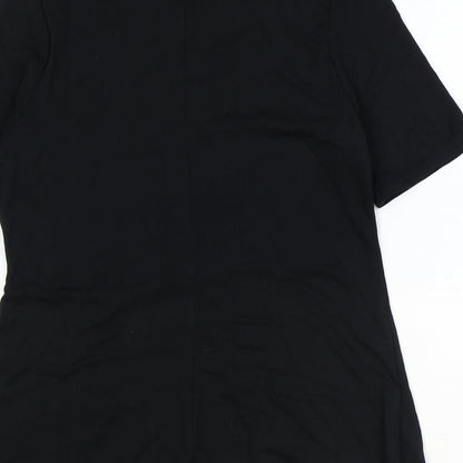 Womens UK Size 14 Marks and Spencer Black Basic T-Shirt