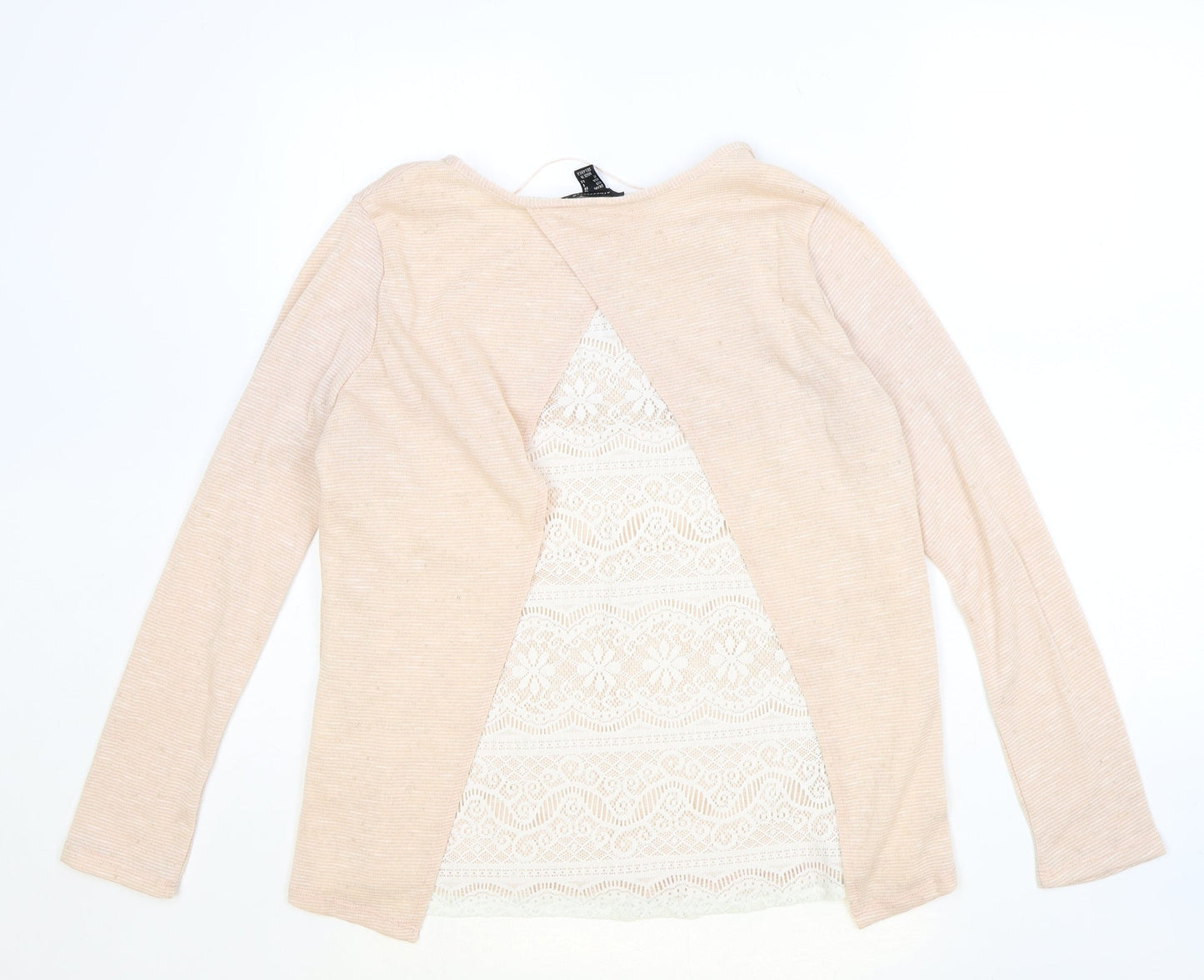 Atmosphere Womens Pink Round Neck Polyester Pullover Jumper Size 10