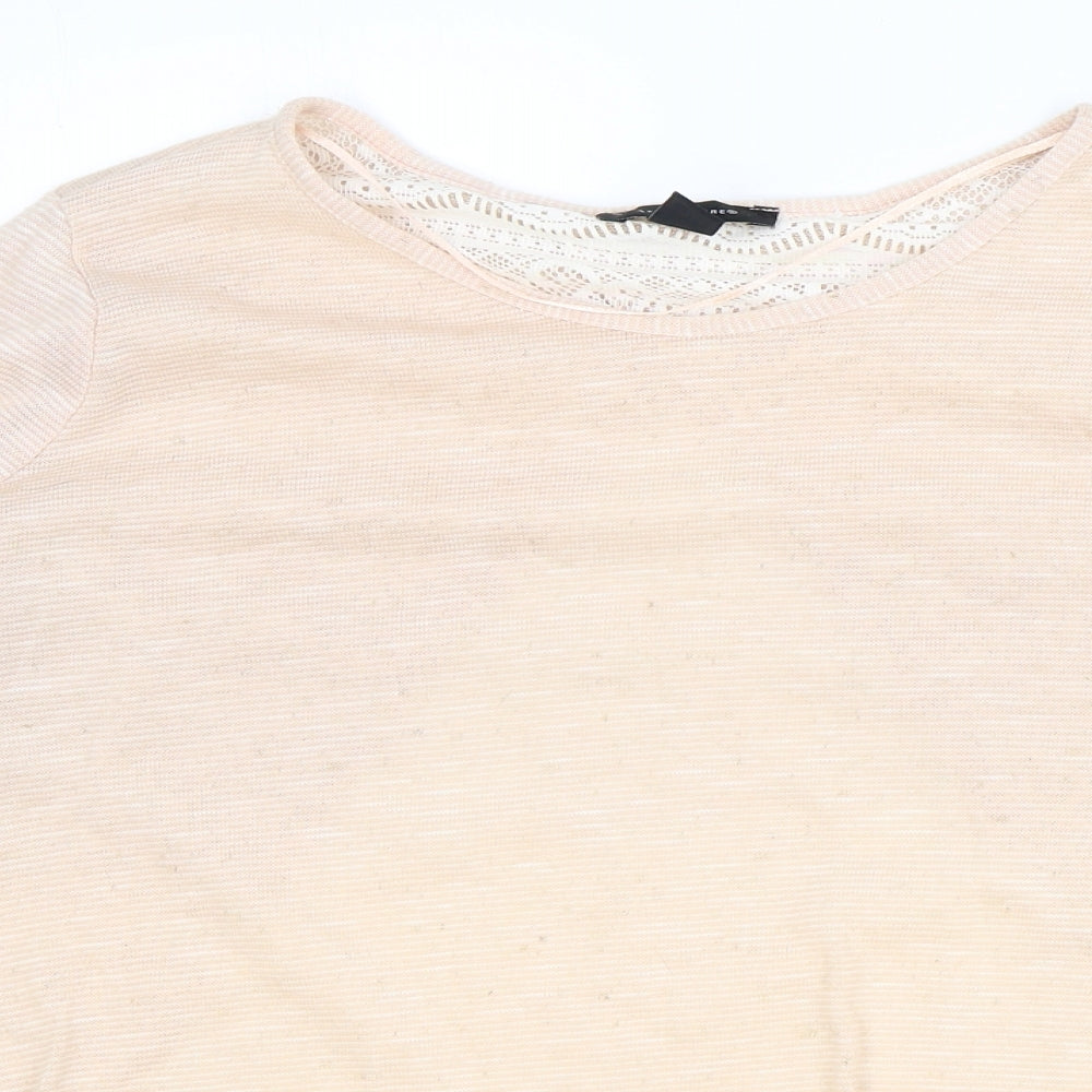 Atmosphere Womens Pink Round Neck Polyester Pullover Jumper Size 10