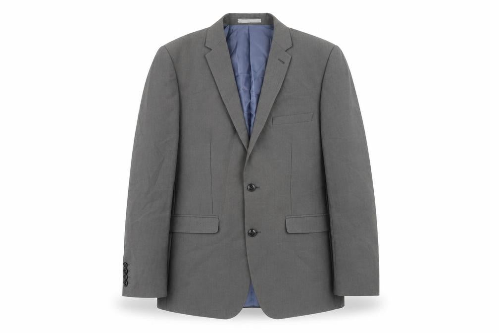 Mens UK Size 40 Burton Regular Grey Suit Jacket