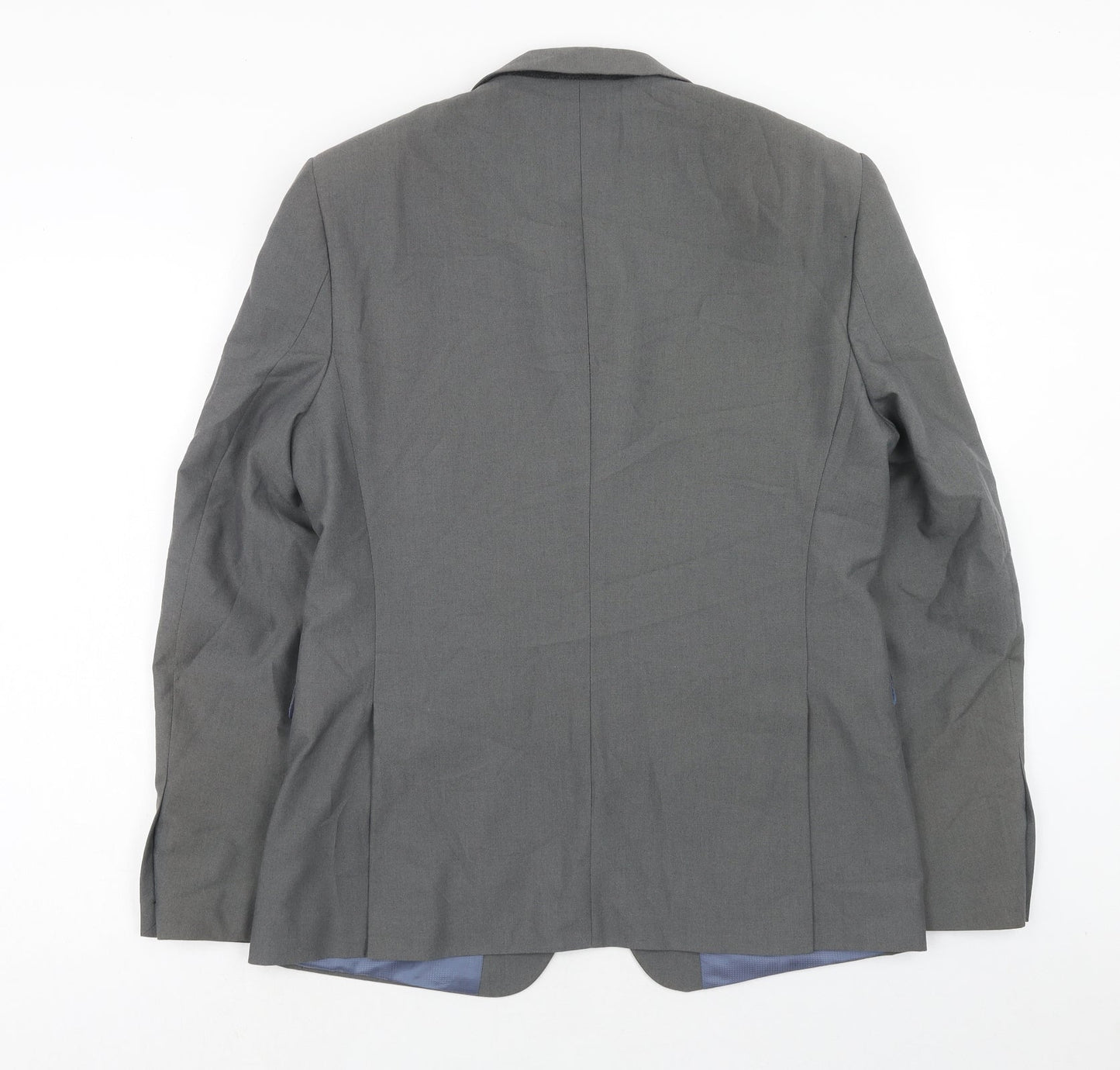 Mens UK Size 40 Burton Regular Grey Suit Jacket