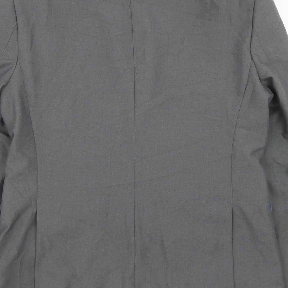 Mens UK Size 40 Burton Regular Grey Suit Jacket
