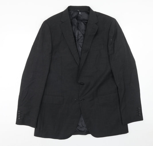 Mens UK Size 42 Marks and Spencer Regular Grey Suit Jacket