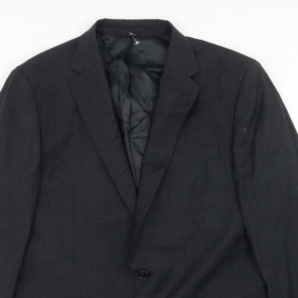 Mens UK Size 42 Marks and Spencer Regular Grey Suit Jacket