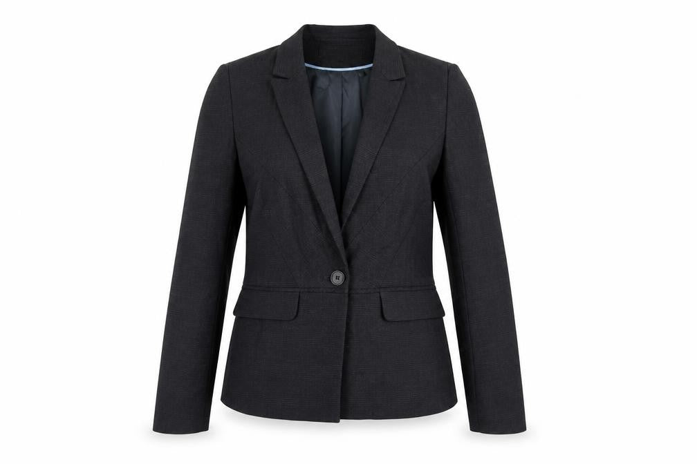 Womens UK Size 14 Warehouse Regular Grey Suit Jacket