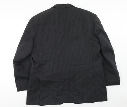 Mens UK Size 46 Harbarry of England Regular Grey Suit Jacket