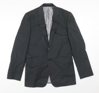 Mens UK Size 38 Burton Regular Grey Suit Jacket