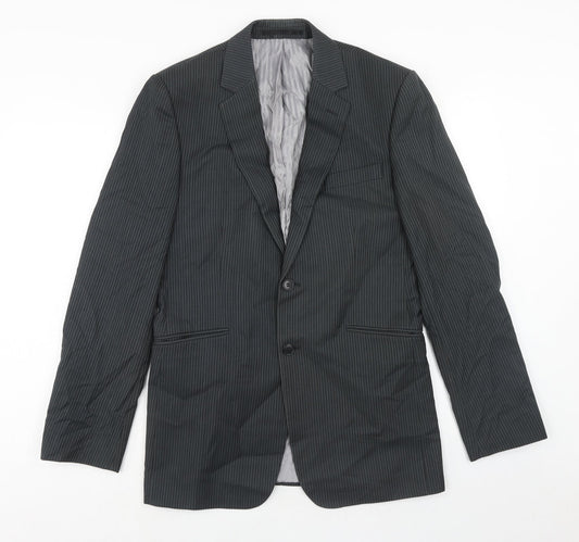 Mens UK Size 38 Burton Regular Grey Suit Jacket