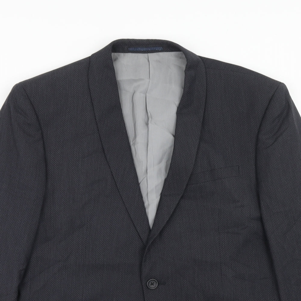 Mens UK Size 40 NEXT Regular Blue Suit Jacket