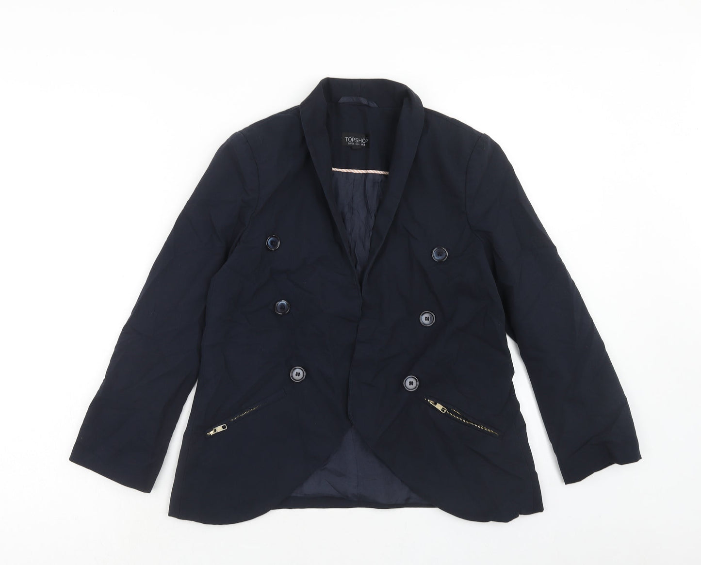 Womens UK Size 8 Topshop Blue Jacket