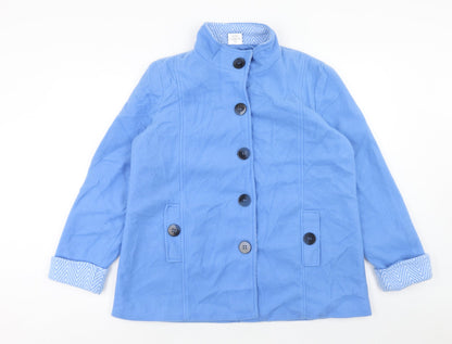 Womens UK Size M Anne De Lancay Blue Jacket