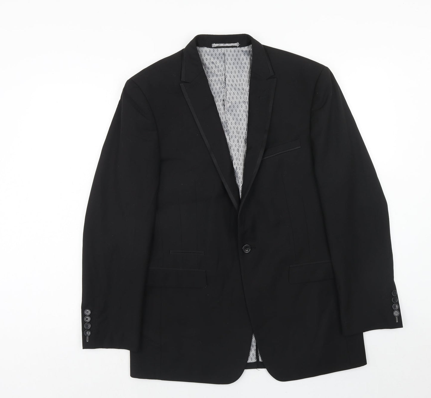 Mens UK Size 38 Skopes Regular Black Suit Jacket