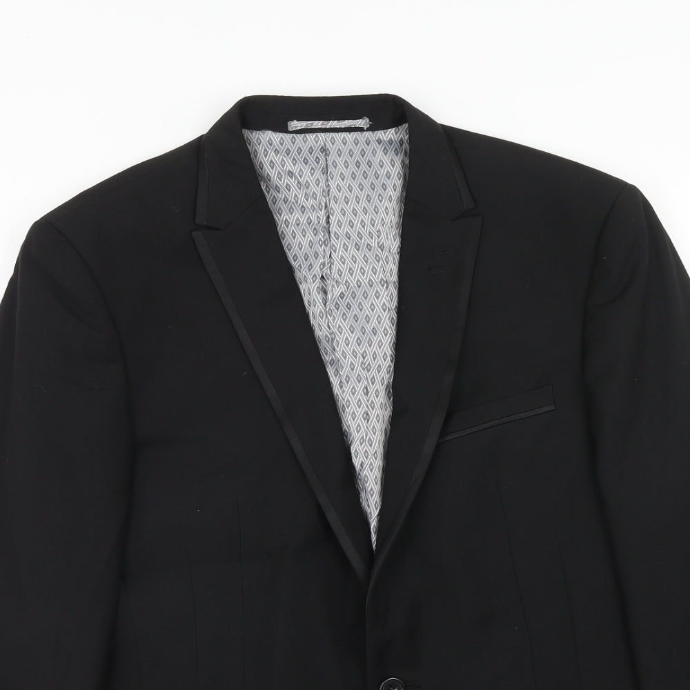 Mens UK Size 38 Skopes Regular Black Suit Jacket