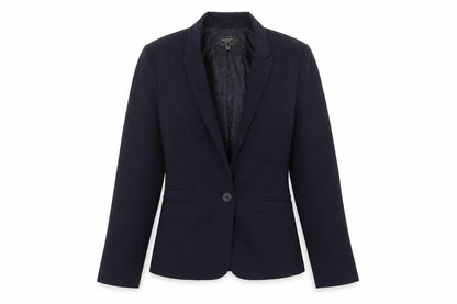 Womens UK Size S Mango Regular Blue Suit Jacket