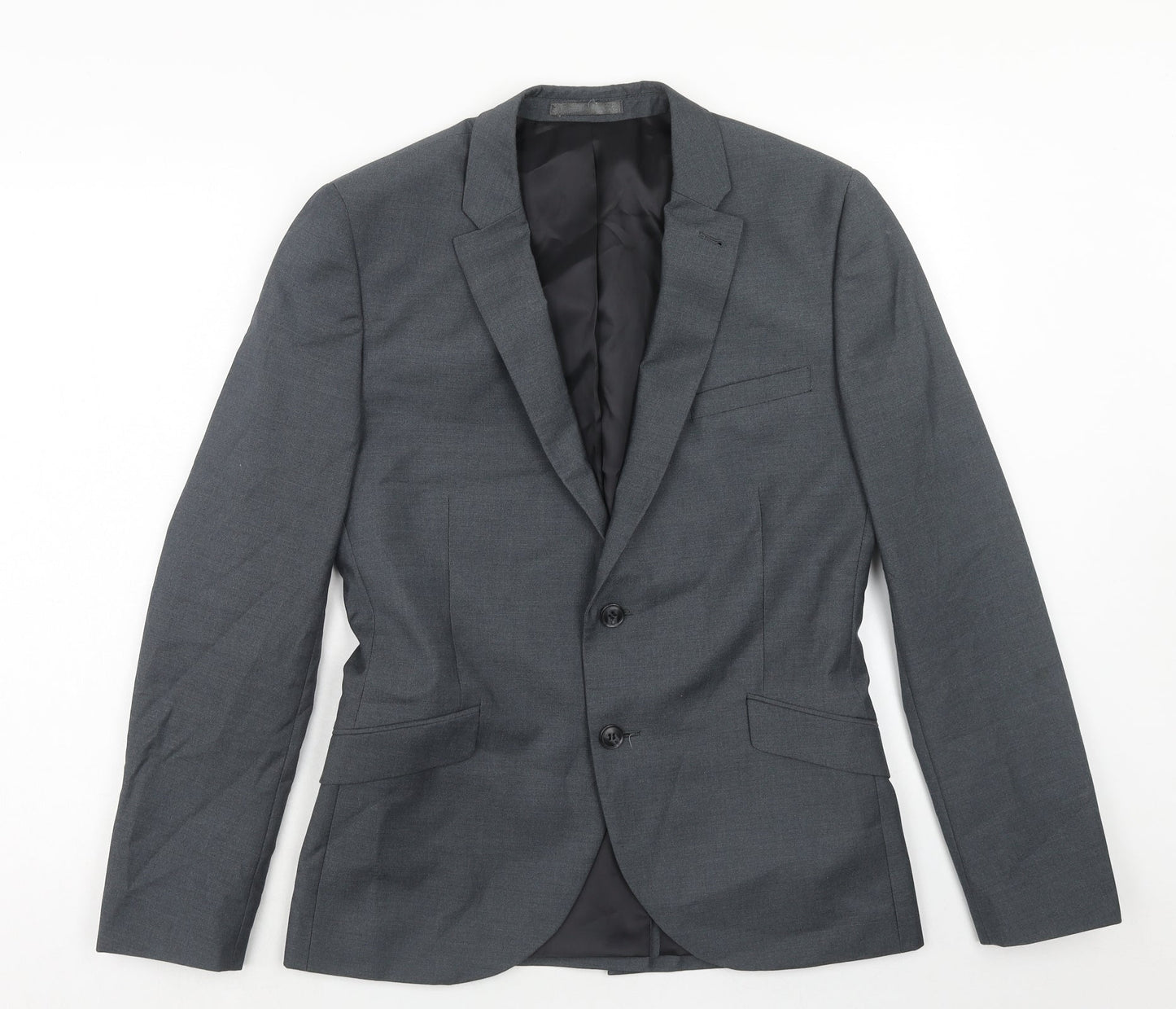 Mens UK Size 38 Cedar Wood State Regular Grey Suit Jacket