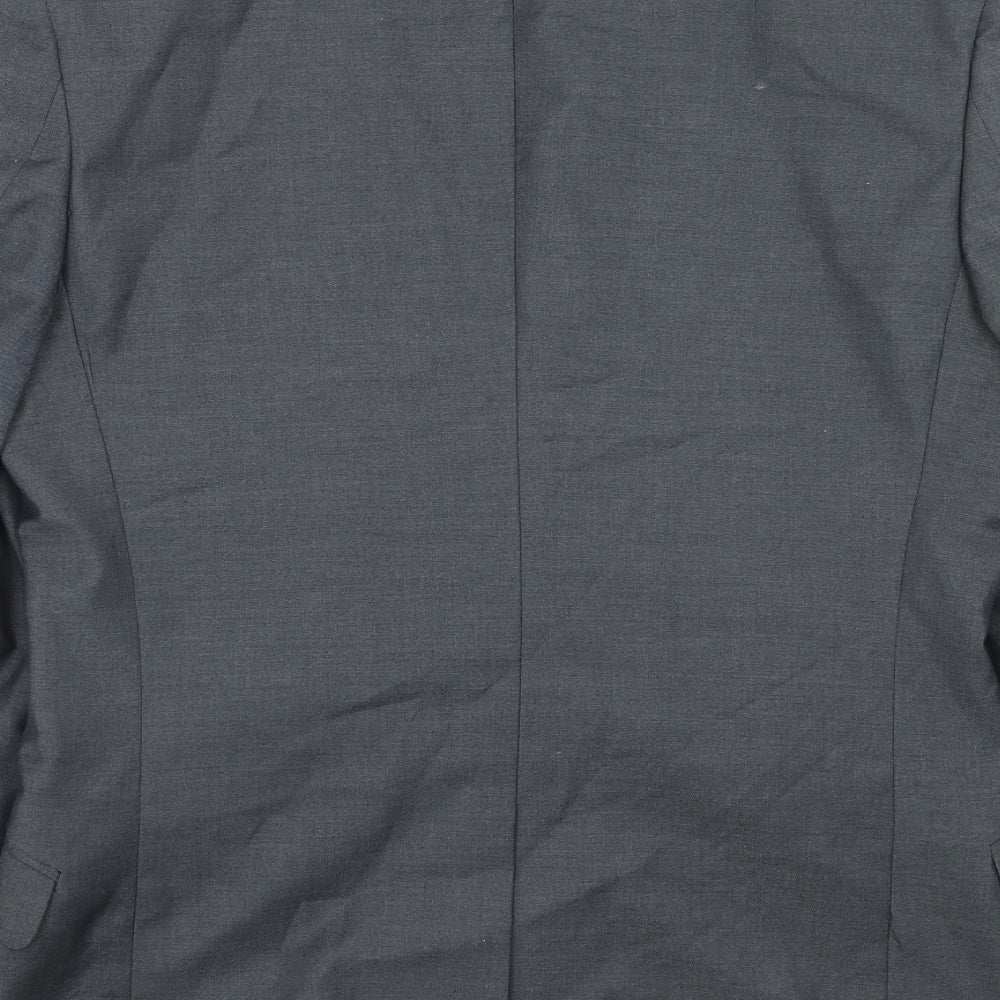 Mens UK Size 38 Cedar Wood State Regular Grey Suit Jacket