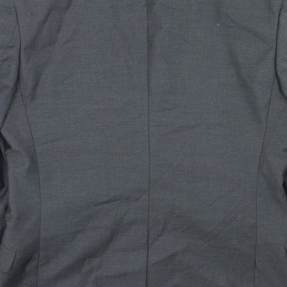 Mens UK Size 38 Cedar Wood State Regular Grey Suit Jacket