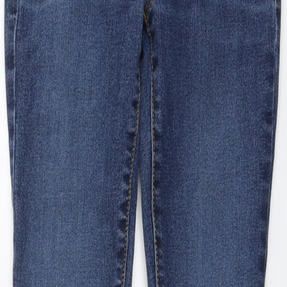 Gap Girls Blue Cotton Skinny Jeans Size 10 Years Regular Pullover