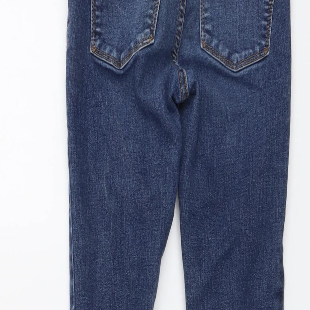 Gap Girls Blue Cotton Skinny Jeans Size 10 Years Regular Pullover