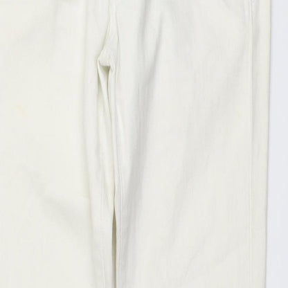 Womens UK Size 32 in SQIN Regular Fit Skinny Ivory Jeans