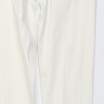 Womens UK Size 32 in SQIN Regular Fit Skinny Ivory Jeans