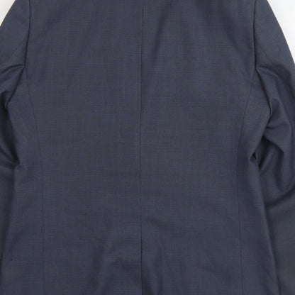 LORD & TAYLOR Mens Grey Polyester Jacket Suit Jacket Size M Regular
