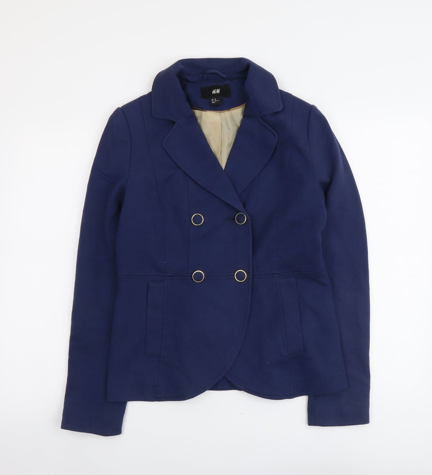 Womens UK Size 12 H&M Blue Jacket