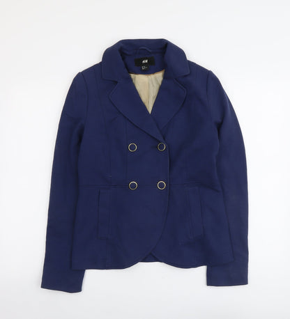 Womens UK Size 12 H&M Blue Jacket