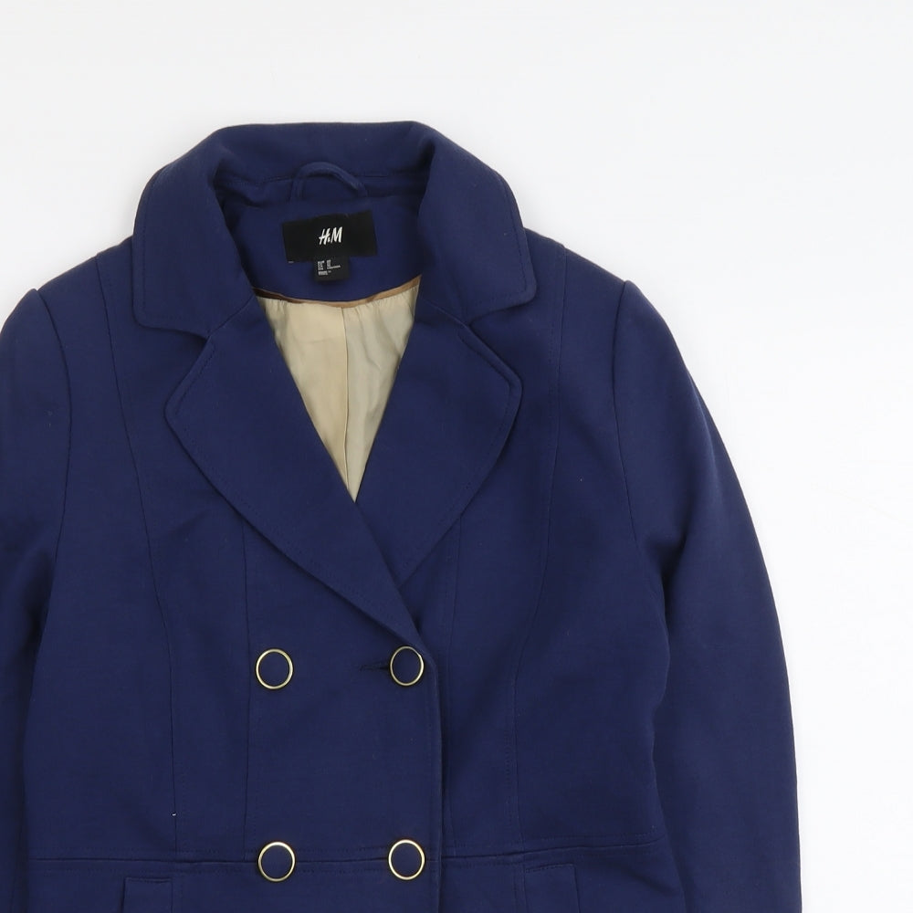 Womens UK Size 12 H&M Blue Jacket