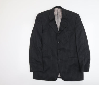 Mens UK Size M THE LABEL Regular Grey Suit Jacket