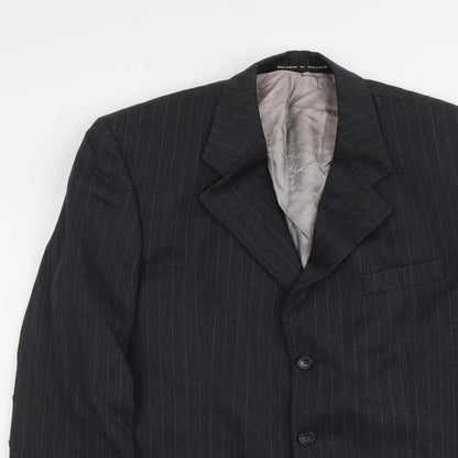 Mens UK Size M THE LABEL Regular Grey Suit Jacket
