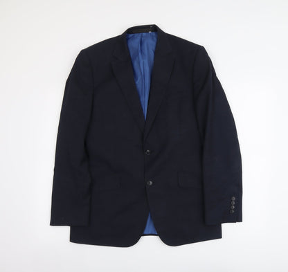 Mens UK Size M Marks and Spencer Regular Blue Suit Jacket