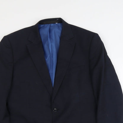 Mens UK Size M Marks and Spencer Regular Blue Suit Jacket