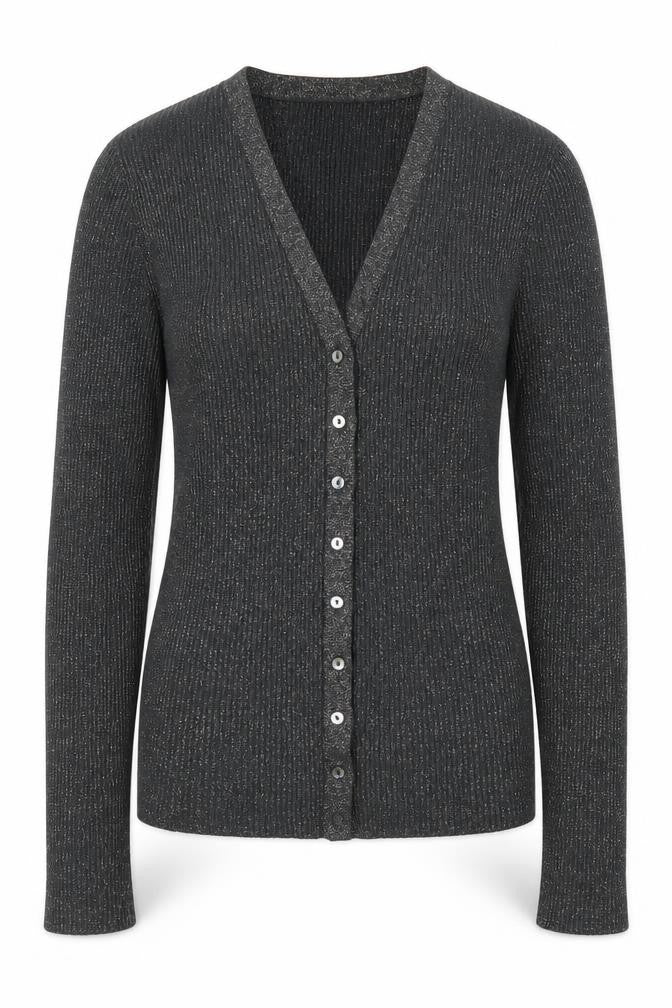 Womens UK Size S Zara Grey Cardigan Jumper