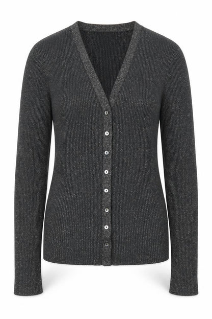 Womens UK Size S Zara Grey Cardigan Jumper