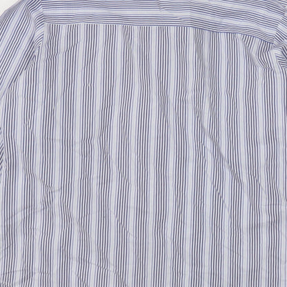 Womens UK Size 12 Marks and Spencer Blue Basic Button-Up