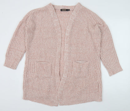 Womens UK Size 10 Misspap Pink Cardigan Jumper