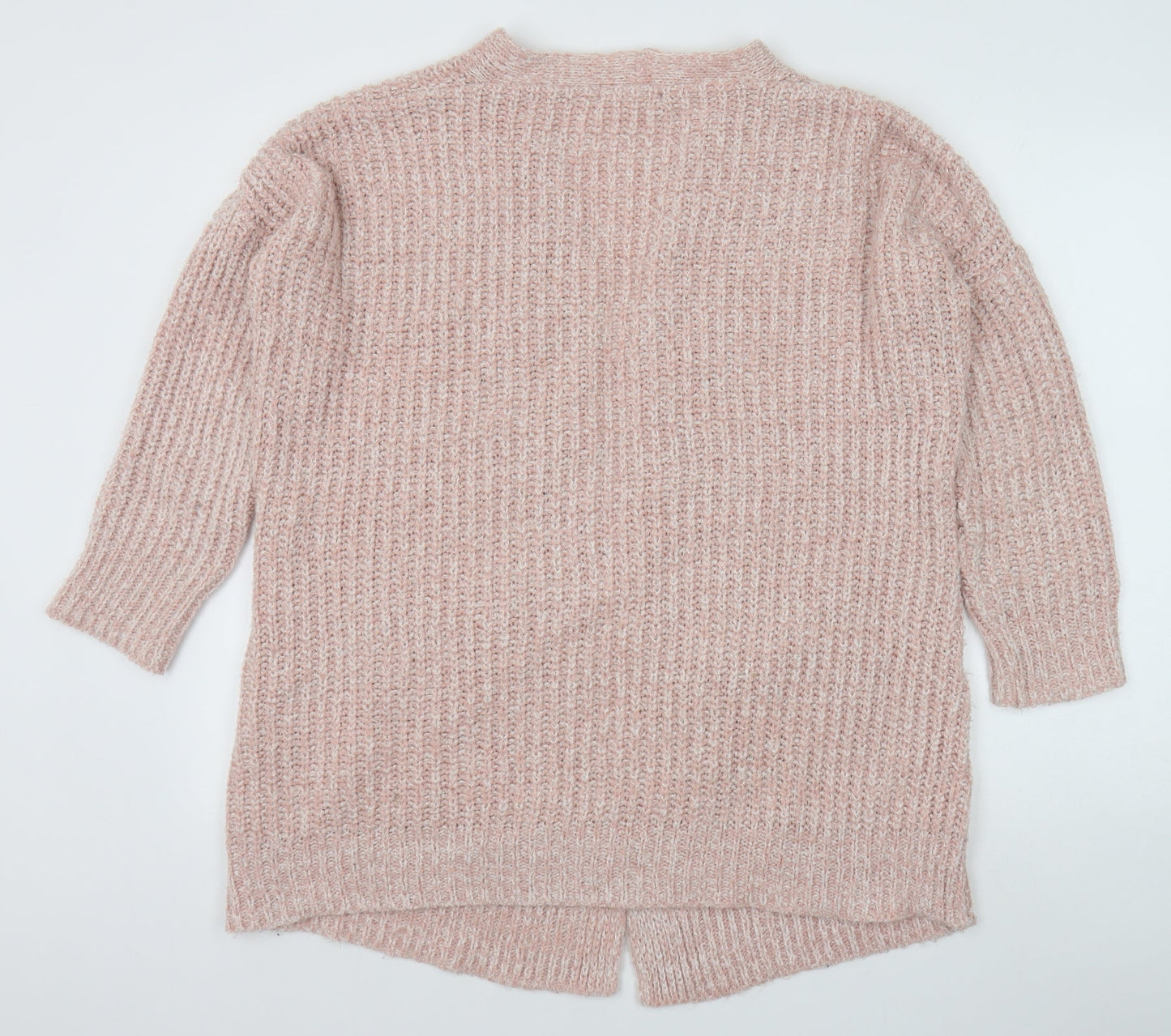 Womens UK Size 10 Misspap Pink Cardigan Jumper