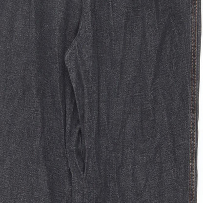 Damart Womens Black Cotton Bootcut Jeans Size 10 Regular