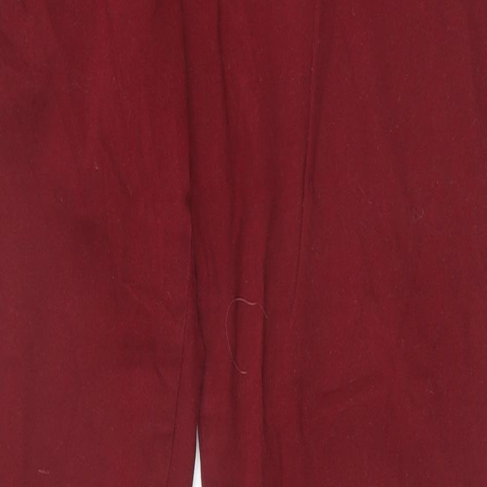 Womens UK Size 14 Yes Yes Slim Fit Skinny Red Jeans