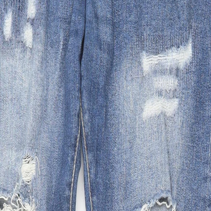 Womens UK Size 34 in H&M Slim Fit Skinny Blue Jeans