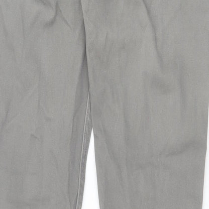 Womens UK Size 29 in H&M Slim Fit Straight Grey Jeans
