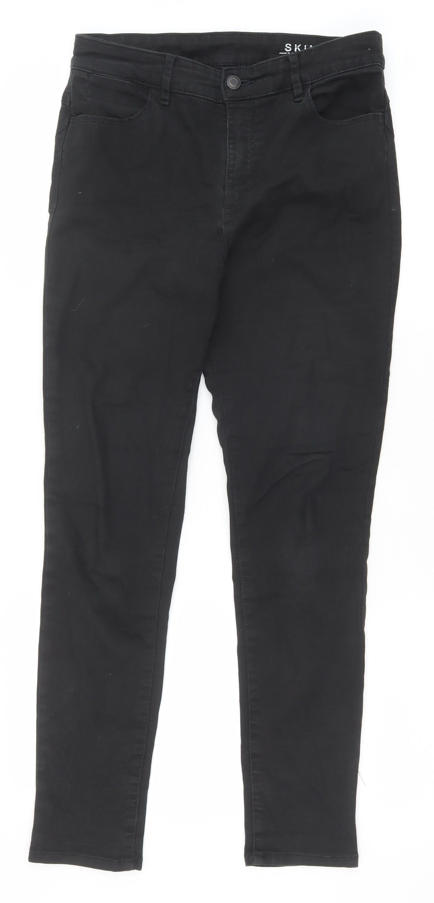 Womens UK Size 10 Marks and Spencer Regular Fit Skinny Black Jeans
