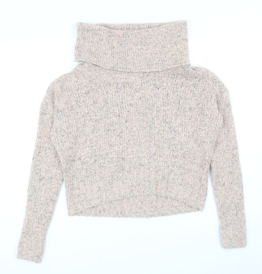 Womens UK Size 8 Miss Selfridge Pink Pullover Jumper